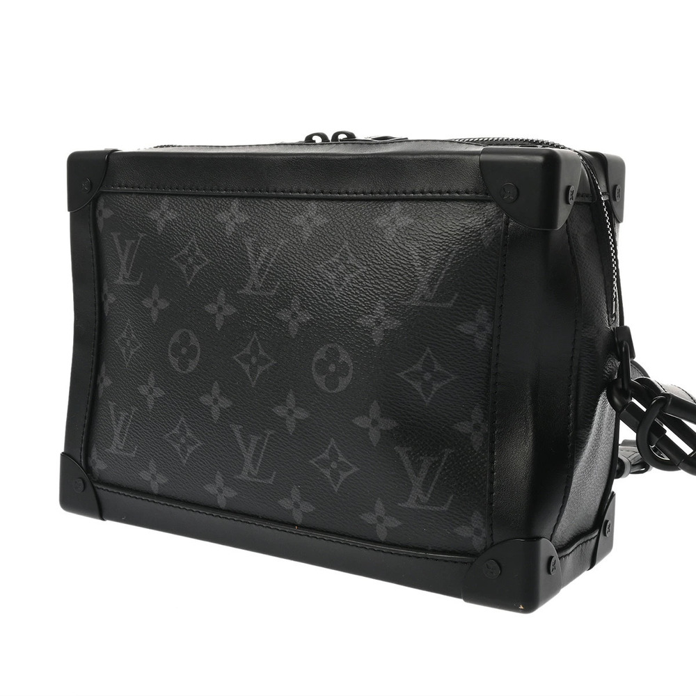 Louis Vuitton Monogram Black Canvas Shoulder Eclipse Bag Black Trunk Soft